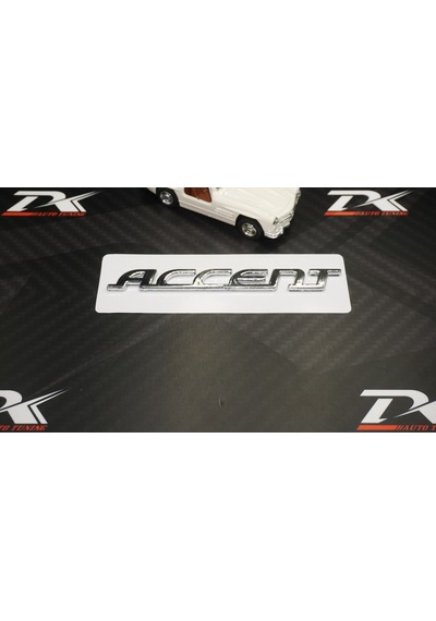Hyundai Accent Bagaj Abs 3M 3D Yazı Logo  Amblem