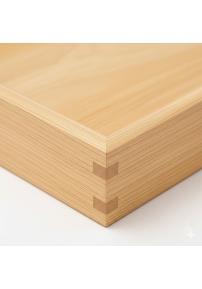 Doğal Bambu 2'li Ahşap Tepsi Seti / Büyük 40 30 Cm Küçük 35 25 Cm / Servis, Kahvaltı, Sunum Ve Dekor Tepsi