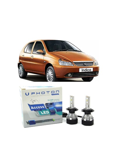 Tata Indica Led Xenon Uzun+kısa Far Ampulü H4 Access Yeni Seri Beyaz