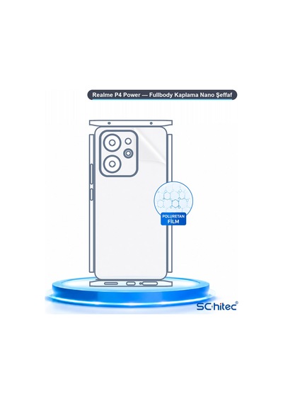 Schitec Realme P4 Power Fullbody Nano Kaplama Koruyucu Film