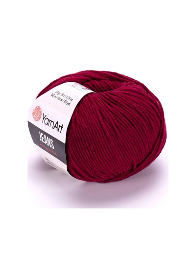 Yarnart Jeans Amigurimi & Motif El Örgü Ipi - 66 Bordo