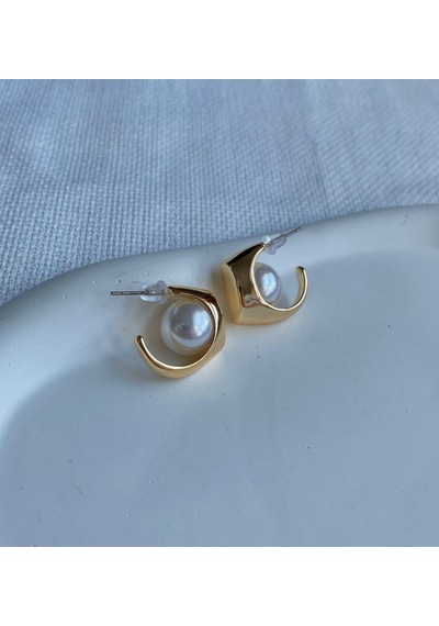 Kadın Küpe Saklı İnci Küpe 001