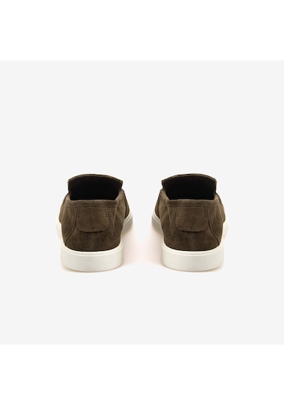 Kemal Tanca Erkek Loafer 0245 Haki Suet