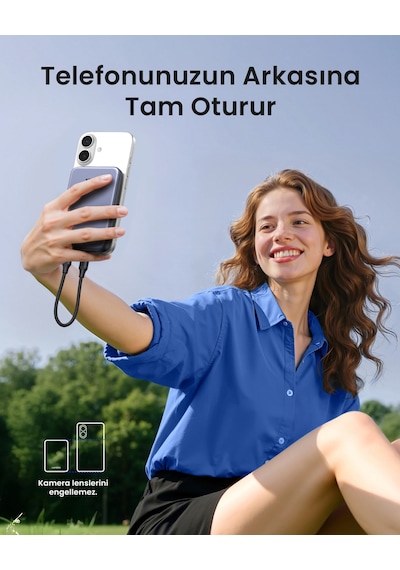 Ugreen 10.000 Mah 20 W Hızlı Şarj Powerbank Pd/qc Taşınabilir Şarj Cihazı, 75131b Gri