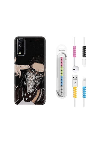 Vivo Y20 Kılıf Kablo Koruyuculu Bang Bang 1689