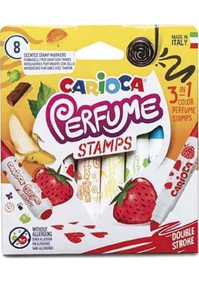 Carioca Perfume Kokulu Damgalı Jumbo Keçeli Kalem 8'li 42988