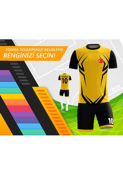 Acr Giyim Kişiye Özel Futbol Forması - Dizayn : Taç
