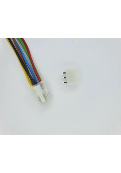 4,20MM 6 PİN KABLOLU KONNEKTÖR TAKIM 20CM - 1,50MM