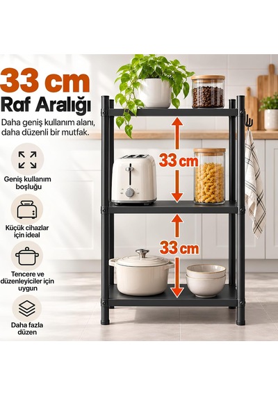 3 Raflı Çok Amaçlı Tekerlekli Metal Depolama Organizer Rafı Çok Renkli 3 Raflı Çok Amaçlı Tekerlekli Metal Depolama Organizer Rafı Çok Renkli