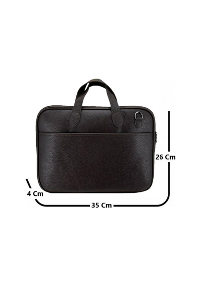 Ççs London 71455 Vegan Laptop Evrak Çantası 13 İnç Kahve Çok Renkli