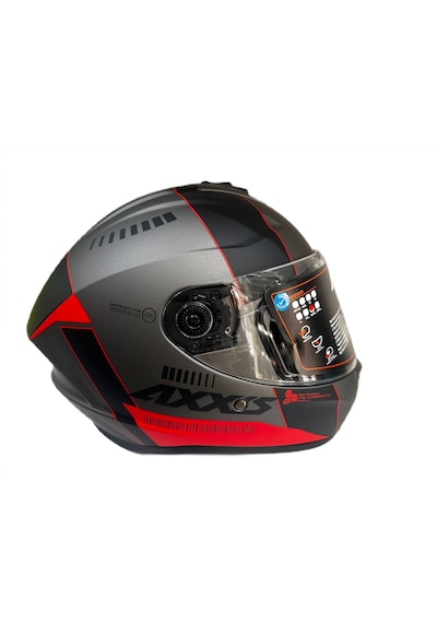 Axxis Draken S Mp4 C5 Kask  Mat Kırmızı Titanyum