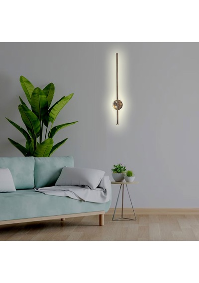 Mimarled Çubuk Led Aplik Aydınlatma Gold 70 Cm Gün Işığı Gold