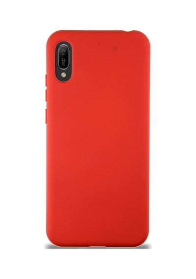 Huawei Y6 2019 Kapak İçi Kadife Lansman Silikon Kılıf