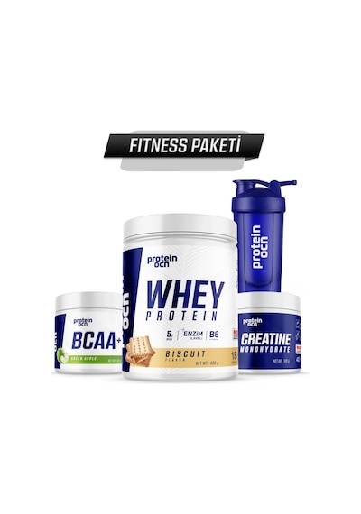 Proteinocean Fıtness Paketi Bisküvi Yeşil Elma