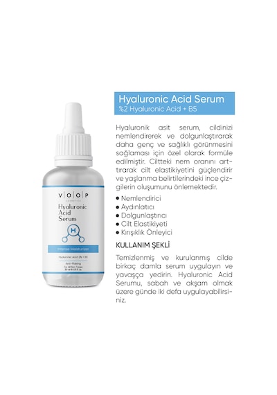 Voop Hyaluronik Asit Serum 30 ML