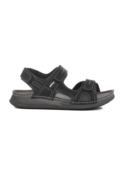 Ayakmod Siyah Anatomik Cırtlı Erkek Spor Sandalet 86.002 M Siyah
