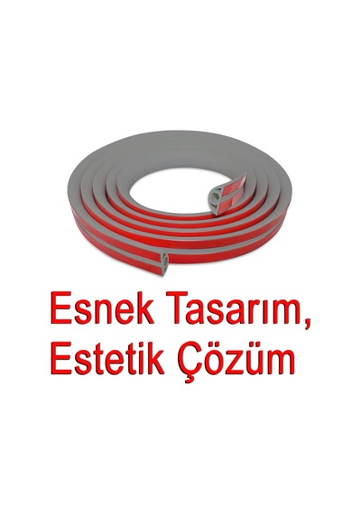 Esnek Kablo Kanalı Gri/gt-kk04