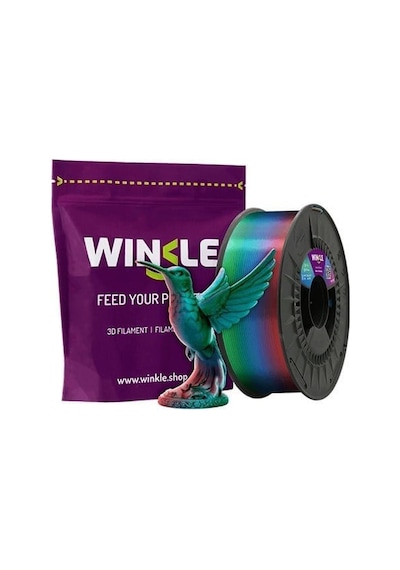 Winkle Pla Silk Filament Aurora Borealis 1.75mm 1 Kg