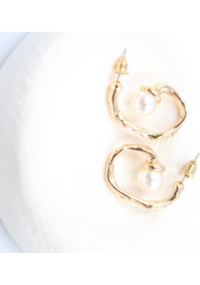 Gold Çelik Küpe 2,5 Cm Çok Renkli 50479438