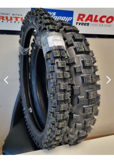 Kawasaki Klx 250  460-18 Tt Ve 300-21 Tt Tubetype Lastik Set