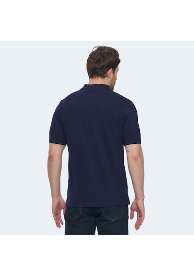 Lumberjack 5M MB CT953 POLO T SH 5FX Erkek Lacivert Tişört