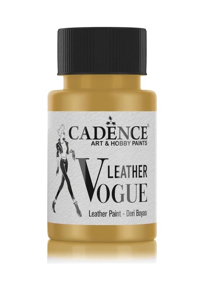 Xmlbayiciniz Cadence Leather Vogue Deri Boyası Metalik Lvm-04 Altın 50 Ml Genel