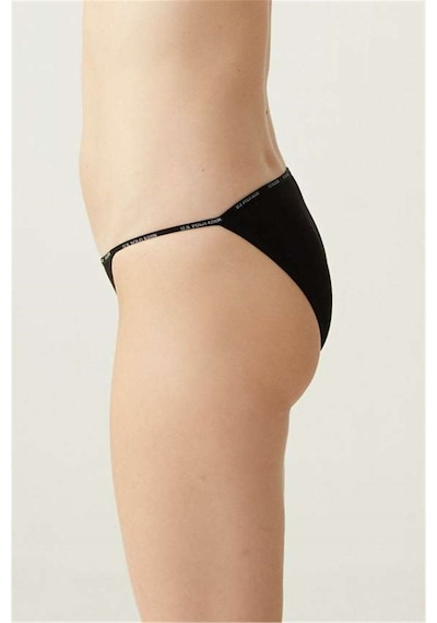 U.s Polo Assn. 67000 Kadın 5 Li Slip-siyah&ten&beyaz&ten&beyaz mix color
