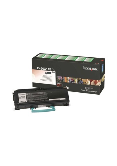 Lexmark E460 15000 Sayfa Kapasiteli Siyah Lexmark E460X21E Laser