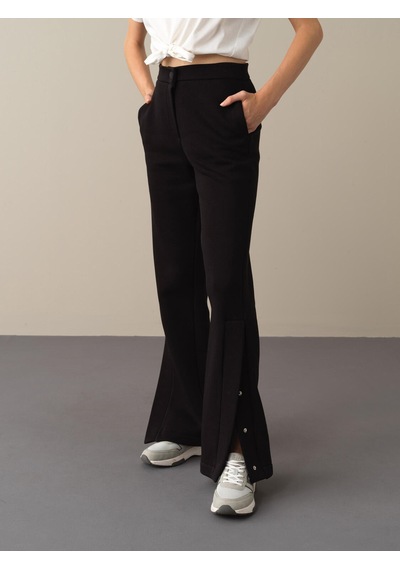 Xint Siyah Regular Fit Pamuklu Sweat Pantolon 470377
