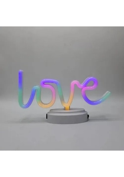 Hubrendy Emin Neon Işıklı Love Yazılı Masa Gece Lambası 16022316