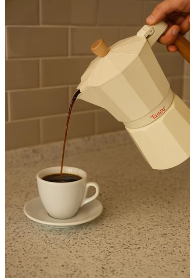 Bambum Garen - Moka Pot 6 Fincan Bej
