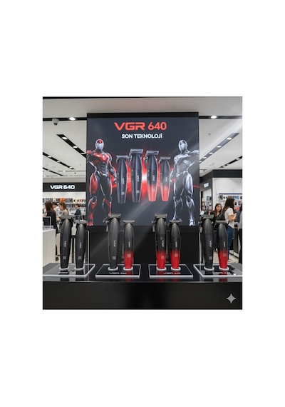 V-640 9000 Rpm Metal Gövde Saç Kesme Makinesi Berber Clipper