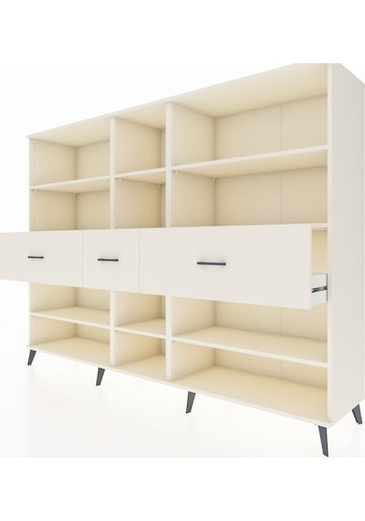 Hyperion Dolap 9 Raflı 3 Çekmeceli 220x44x163 Aytaşı-aytaşı Aytaşı-aytaşı