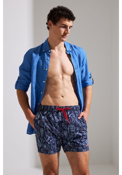 U.s. Polo Assn. Erkek Lacivert Deniz Şortu 50322271-vr033
