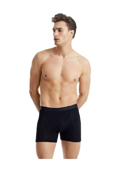 Blackspade Aura Organik 2'li Paket Extra Konfor Özel Erkek Boxer Siyah
