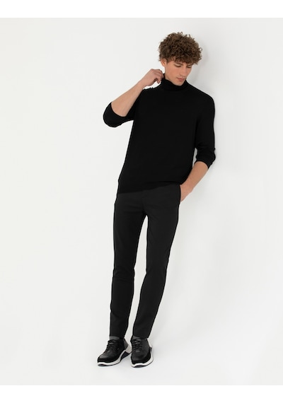 Pierre Cardin Erkek Siyah Triko Kazak 50270052-vr046 Siyah