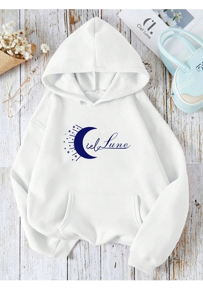 Nevermınd Unisex Ciel Lune Baskılı Oversize Baskılı Kapşonlu Sweatshirt 3 Iplik Beyaz Beyaz Nevermınd Unisex Ciel Lune Baskılı Oversize Baskılı Kapşonlu Sweatshirt 3 Iplik Beyaz Beyaz