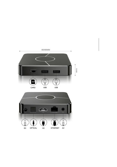 Shoami SH-SB1 4K Ultra HD Android 9 4 GB / 64 GB Rom Tv Android Box