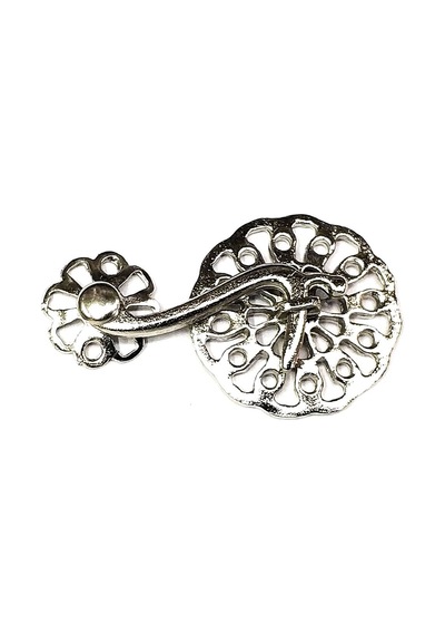 Nikel 50 Adet Zamak Çengel Kilit 56x33 Mm - Yuvarlak, Karşılıklı Mobilya, Dolap, Sandık, Kutu, Kapak Sarı