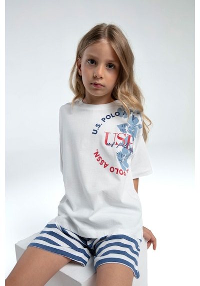U.S. Polo Assn. Kız Çocuk Beyaz Şort Takım Us2073-c-v1 Beyaz U.S. Polo Assn. Kız Çocuk Beyaz Şort Takım Us2073-c-v1 Beyaz