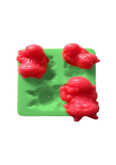 Lü Uyuyan Bebek Şeklinde Silikon Pasta Ve Seker Hamuru Kalibi 5x3x2 Cm Ço-37 Diğer