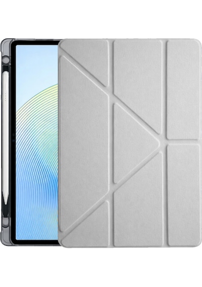 Redmi Pad 2 Kalemlikli Mars Tablet Kılıfı - Gri Diğer