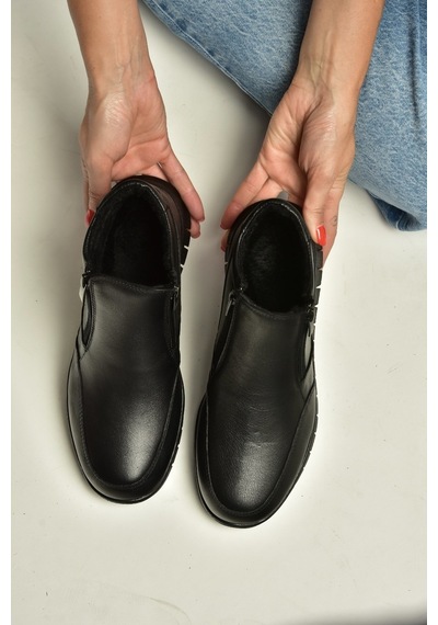 Fox Shoes Z555260203 Siyah Hakiki Deri Kadın Bot