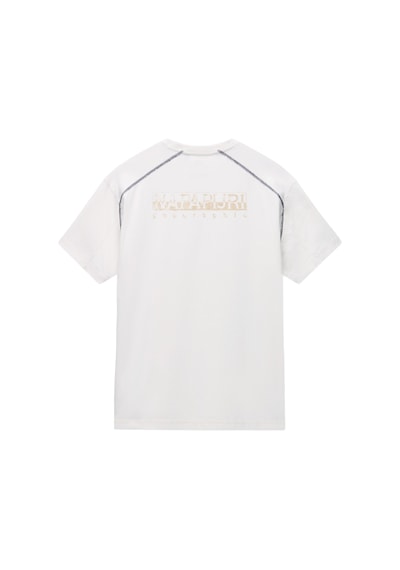 P0a4ıcln1a1-r Napapijri S-reflect Ss Erkek T-shirt Beyaz P0a4ıcln1a1-r