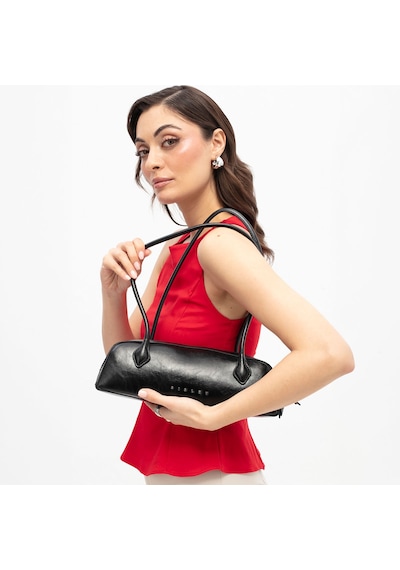 Sisley Siyah Omuz Çantası Kadın Sly 407 Sısley