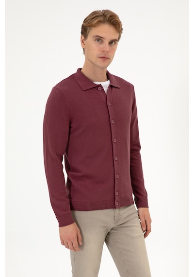 U.s. Polo Assn. Erkek Plum Hırka Triko 50313690-vr177 New Plum
