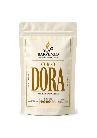 Barvenzo Oro Dora 1000 G İpeksi Lezzet Nitelikli Kahve Çekirdek