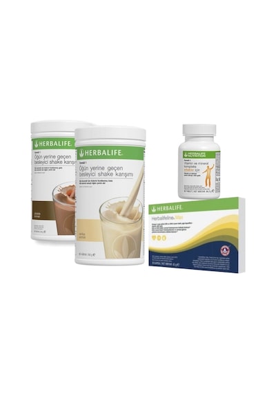 Vanilyalı Ve Çikolatalı Shake + Erkek Vitamin + Omega 3
