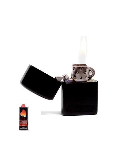 Zippo Çakmak Benzinli Siyah +golf Çakmak Benzini 127 Ml