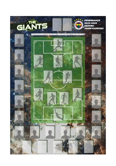 Mythos Cards The Gıants Dev Poster Ve Çıkartma Seti